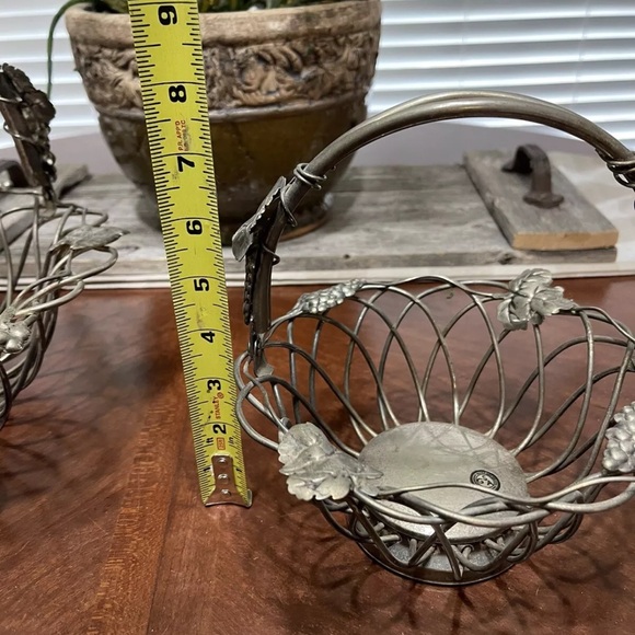 2 Vintage Godinger Silver baskets - Picture 3 of 11